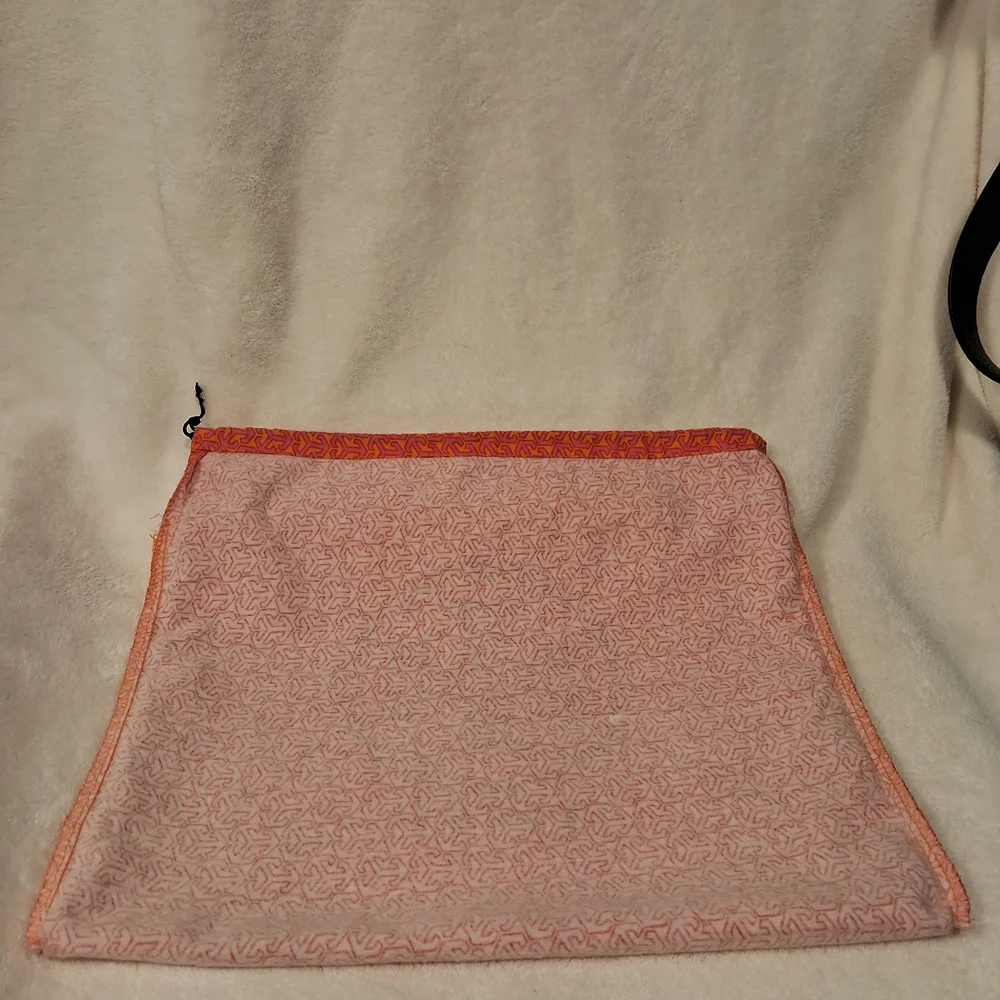 Tory Burch Orange Drawstring Bag
